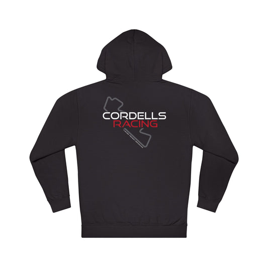 Racing Themed Unisex Hooded Sweatshirt - Perfect for Motorsports Fans