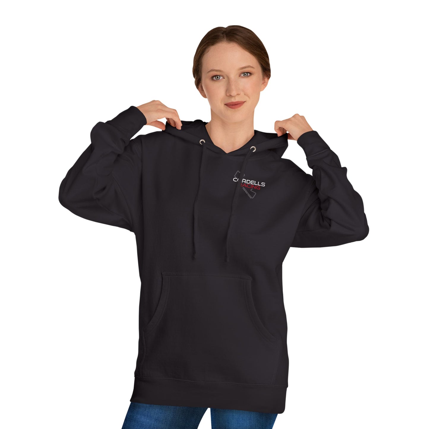 Racing Themed Unisex Hooded Sweatshirt - Perfect for Motorsports Fans